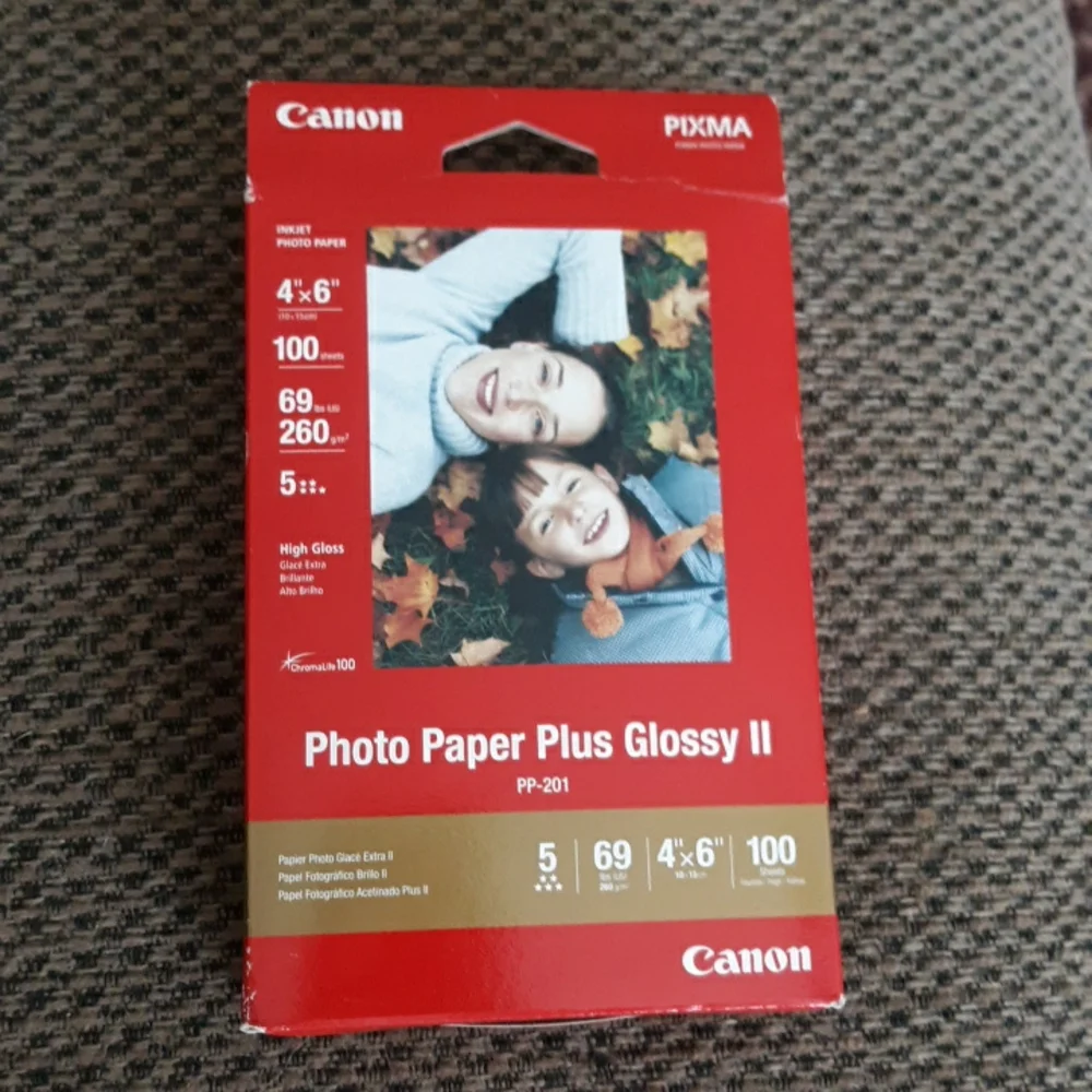 New Canon 4x6 photo paper